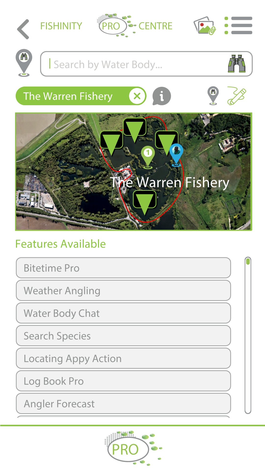 Fishinity Pro Centre